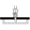 Toebehoren voor diepteschuifmaat met meetstift Meetbrug type 4081